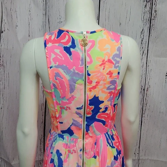 Lilly Pulitzer Sleeveless Kassia Playa Hermosa Dress. Size 0. - Picture 6 of 16